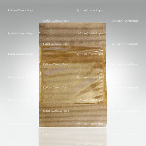 Крафт-пакет 120*185 окно 10см (зип-лок) оптом и по оптовым ценам в Самаре