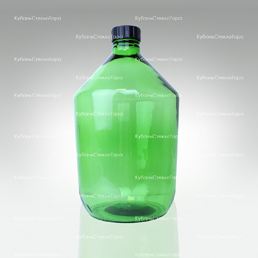 Бутыль 10,0 л Казацкий (зеленый) стеклянный оптом и по оптовым ценам в Самаре