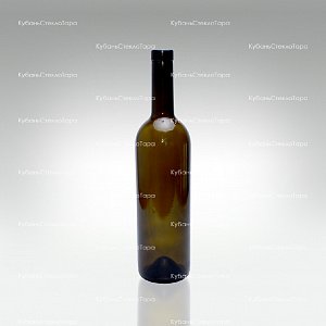 Бутылка 0,750 Бордо оливковая  (20/21/23) стекло оптом и по оптовым ценам в Самаре