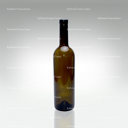 Бутылка 0,750 Бордо оливковая  (20/21/23) стекло оптом и по оптовым ценам в Самаре
