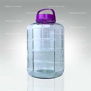 Бутыль (банка) стеклянный "фиолетовая" 20 л оптом и по оптовым ценам в Самаре