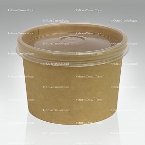 Упаковка для супа 230 мл с пластиковой крышкой оптом и по оптовым ценам в Самаре