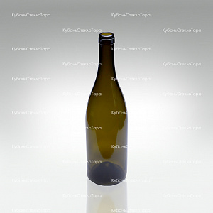 Бутылка 0,750 Бургундия оливковая (20/21/23) стекло оптом и по оптовым ценам в Самаре
