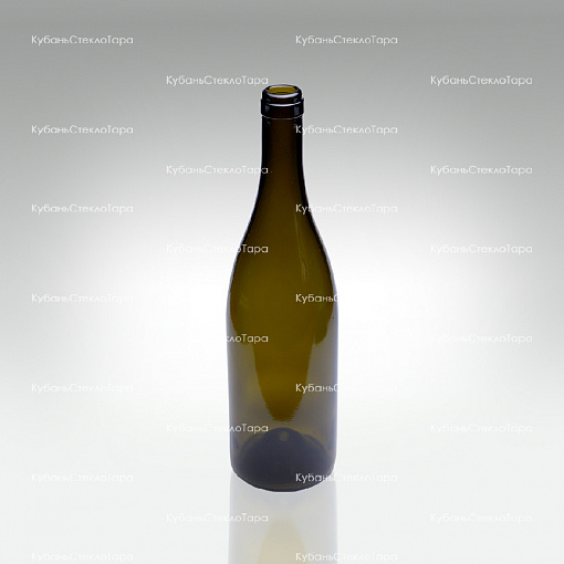 Бутылка 0,750 Бургундия оливковая (20/21/23) стекло оптом и по оптовым ценам в Самаре