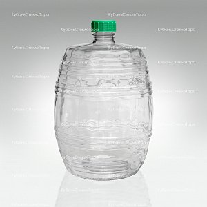 Бутыль 10,0 л Бочонок (прозрачный) стеклянный оптом и по оптовым ценам в Самаре