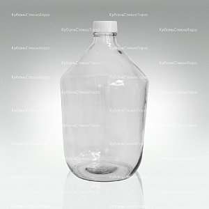 Бутыль 10,0 л Казацкий (прозрачный) стеклянный оптом и по оптовым ценам в Самаре