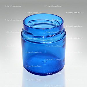 Стеклобанка 0,200  ТВИСТ (66)  Deep (синяя) банка стеклянная КСТ оптом и по оптовым ценам в Самаре