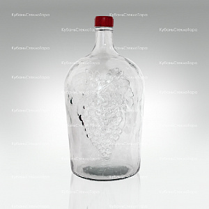 Винная бутылка 5 л (38) стекло с крышкой оптом и по оптовым ценам в Самаре
