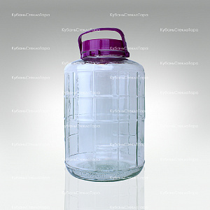 Бутыль (банка) стеклянный "фиолетовая" 16 л оптом и по оптовым ценам в Самаре