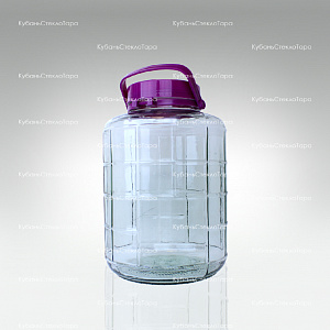 Бутыль (банка) стеклянный "фиолетовая" 12 л оптом и по оптовым ценам в Самаре