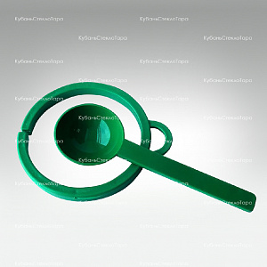 Кольцо и ложка на банку зеленые (82) оптом и по оптовым ценам в Самаре