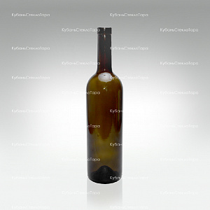 Бутылка 0,750 Бордо оливковая (П-29-А4) стекло оптом и по оптовым ценам в Самаре
