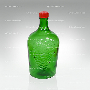 Винная бутылка 3 л (38) зеленая стекло оптом и по оптовым ценам в Самаре