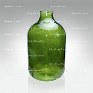 Бутыль 10 ТВИСТ (82) (зеленый) стеклянный оптом и по оптовым ценам в Самаре