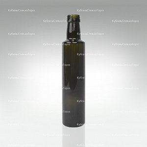 Бутылка 0,250  (31,5)"DORIKA" оливковая стекло оптом и по оптовым ценам в Самаре