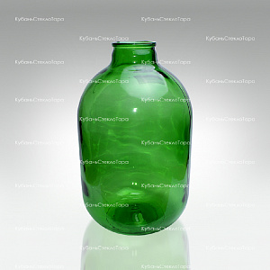 Бутыль СКО 10л (зеленый) стеклянный оптом и по оптовым ценам в Самаре