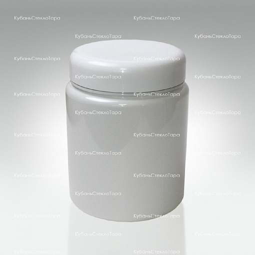 Банка 1 л (100) пластик белая с крышкой (Б-Б-1000) оптом и по оптовым ценам в Самаре